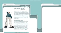 Desktop Screenshot of essayboy.com